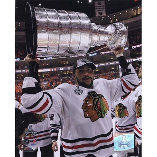 Dustin Byfuglien NHL Chicago Blackhawks 2010 Stanley Cup Championship Photo 8x10 - Pro Jersey Sports