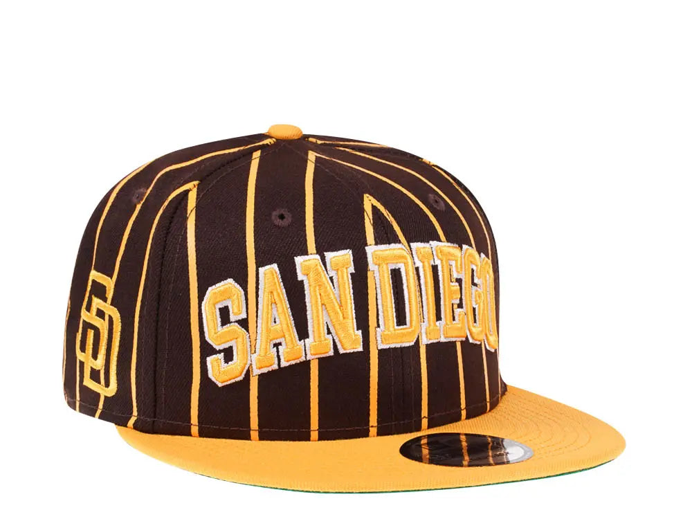 San Diego Padres Brown/Yellow City Arch New Era 9FIFTY Snapback Hat