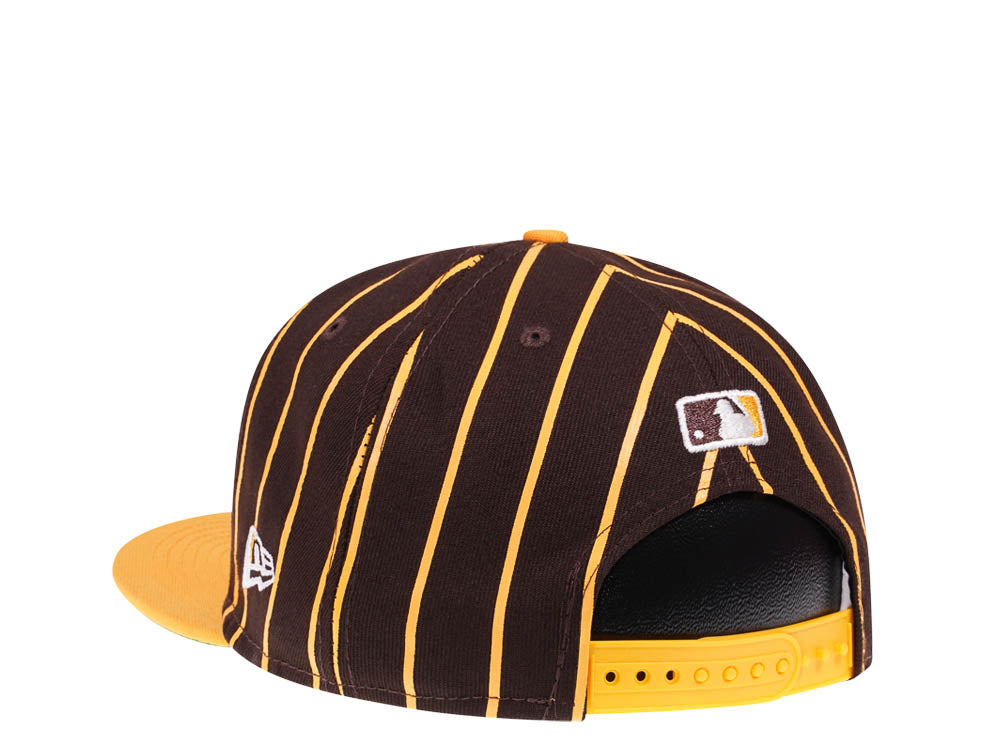 San Diego Padres Brown/Yellow City Arch New Era 9FIFTY Snapback Hat