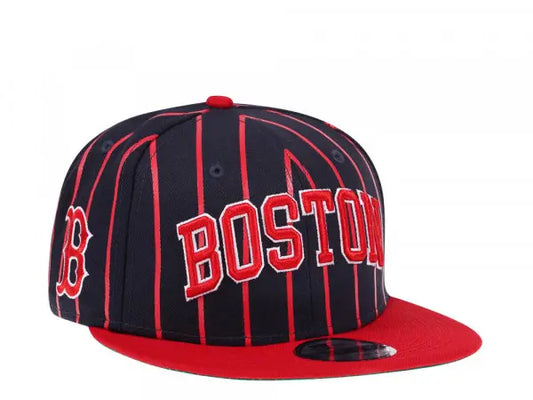 Boston Red Sox Navy/Red City Arch New Era 9FIFTY Snapback Hat