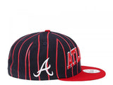 Atlanta Braves Navy/Red City Arch New Era 9FIFTY Snapback Hat - Pro Jersey Sports