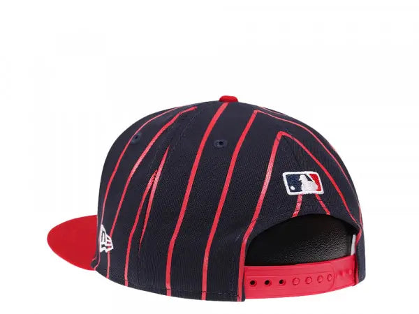 Atlanta Braves Navy/Red City Arch New Era 9FIFTY Snapback Hat