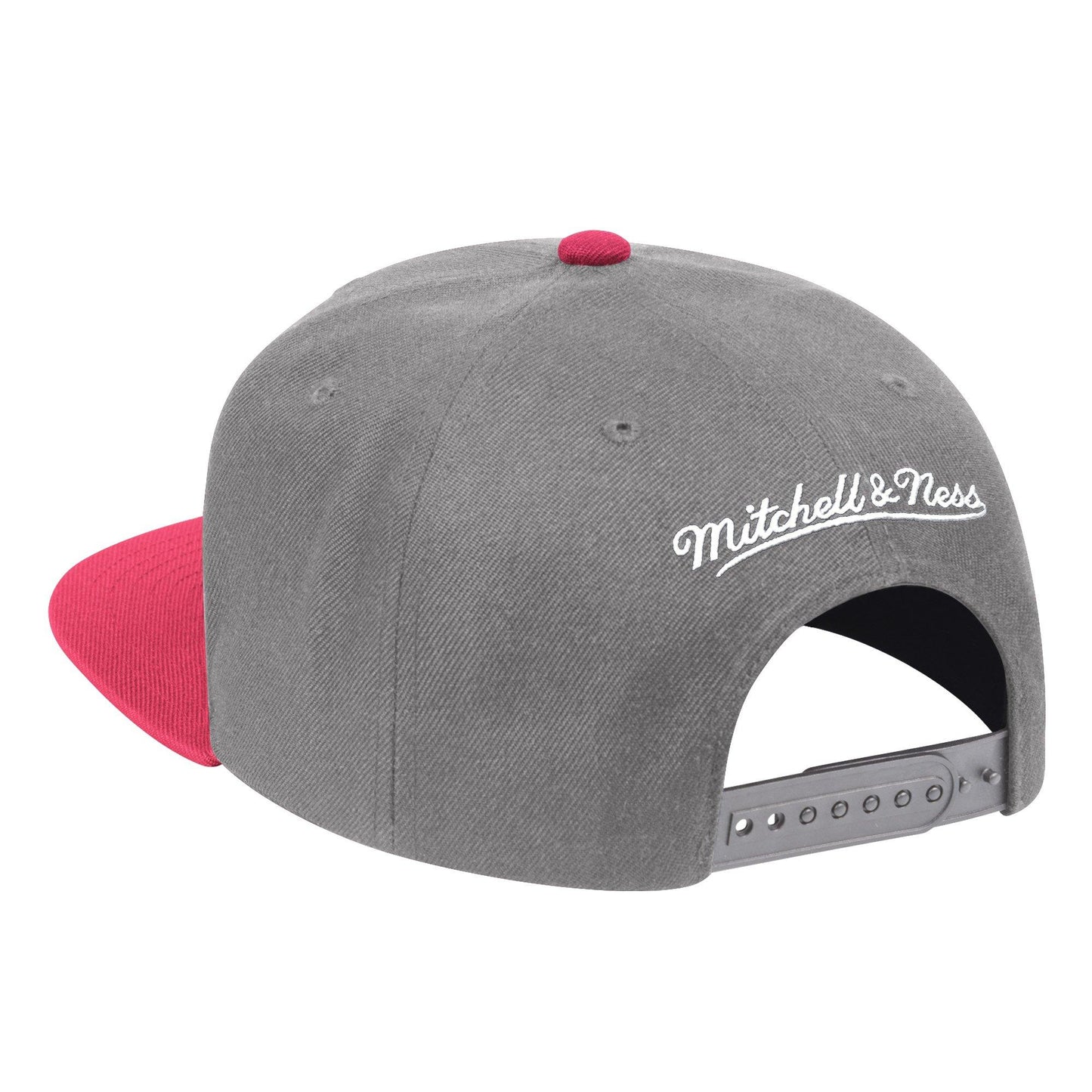 Men's Mitchell & Ness San Antonio Spurs Hardwood Classics Core Gray/ Pink Adjustable Snapback Hat