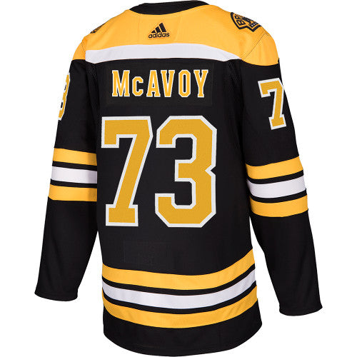 Men's Charlie McAvoy Boston Bruins Adidas Black Home Authentic Premium Jersey
