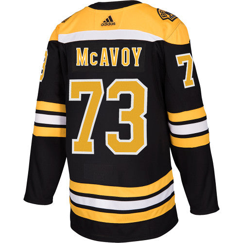Men's Charlie McAvoy Boston Bruins Adidas Black Home Authentic Premium Jersey - Pro Jersey Sports