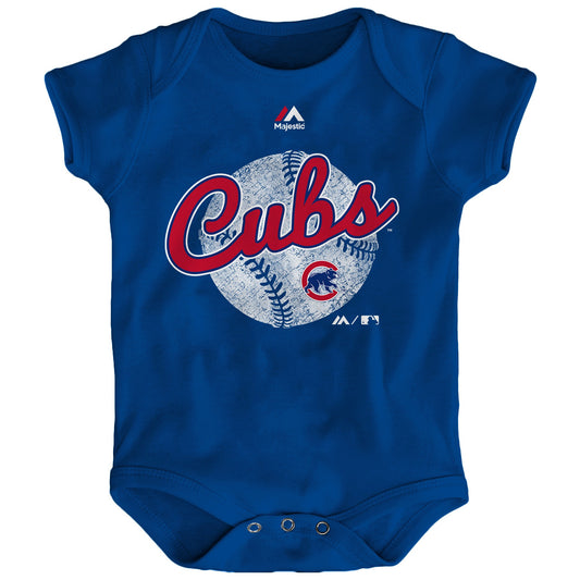 Infant Chicago Cubs Baseball Print Creeper