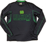 Men's Under Armour Notre Dame Fighting Irish Limitless HeatGear Navy Long Sleeve T-Shirt - Pro Jersey Sports