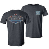 Mens Wrigley Field Chicago Friendly Confines Heather Graphite Tri Blend Tee By Beantown Brand - Pro Jersey Sports