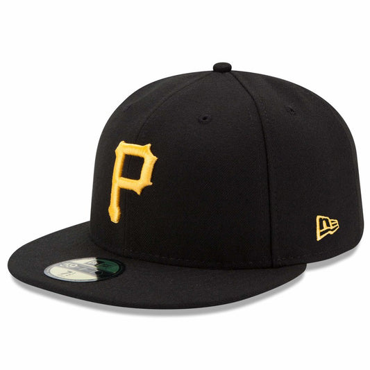 Men's Pittsburgh Pirates New Era Black Game Authentic Collection On-Field 59FIFTY Fitted Hat