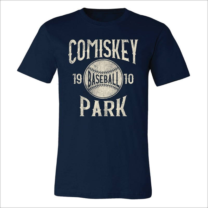 Men's Comiskey Park Navy Big league Baseball Tee