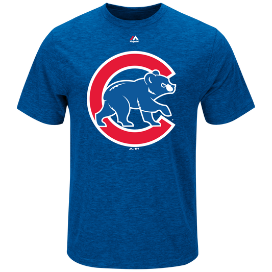 Men's Chicago Cubs Royal Big Logo T-Shirt