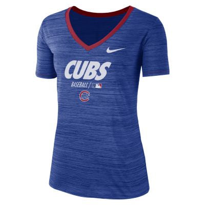 Women's Chicago Cubs AC Velocity Authentic Collection Team Issue Tee