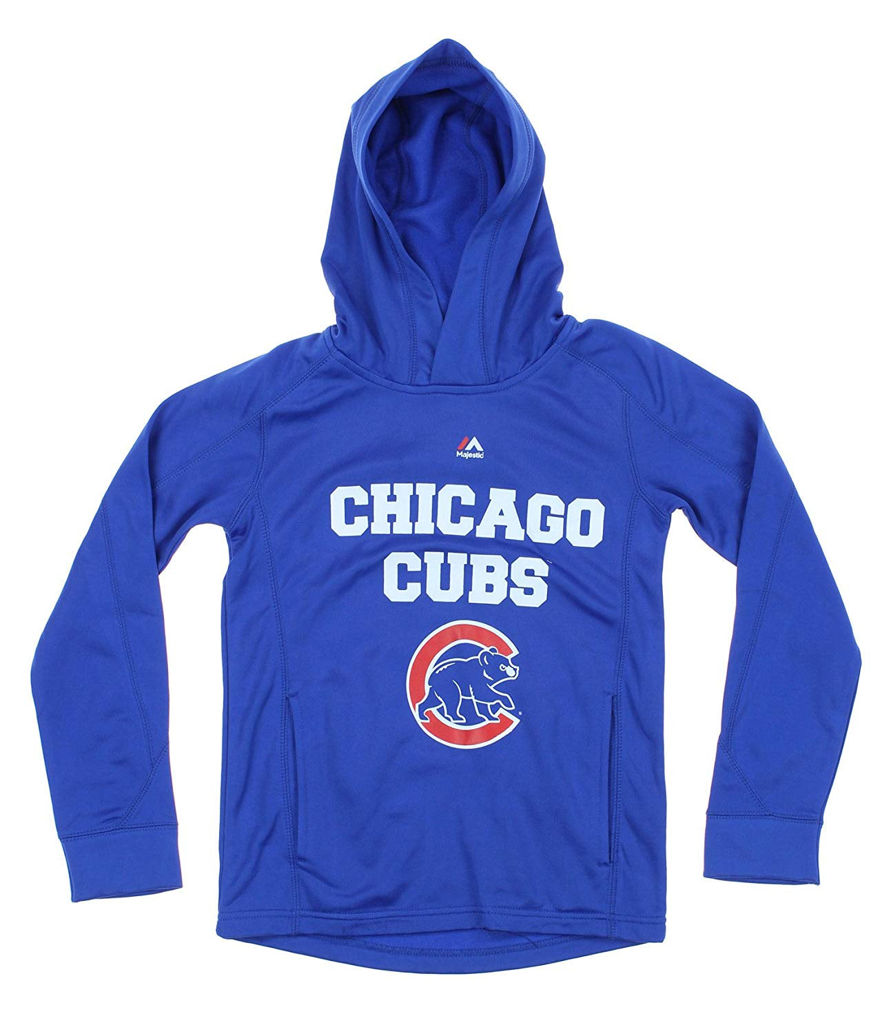 Chicago Cubs MLB Youth Team Fleece Performance Hoodie
