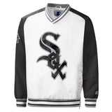 Men's Chicago White Sox Gameday Trainer III White V-Neck Pullover Jacket - Pro Jersey Sports