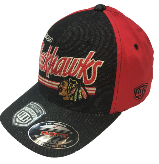 Men's Chicago Blackhawks Strides Structured Flexfit Hat