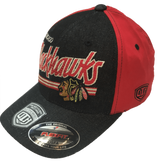 Men's Chicago Blackhawks Strides Structured Flexfit Hat - Pro Jersey Sports
