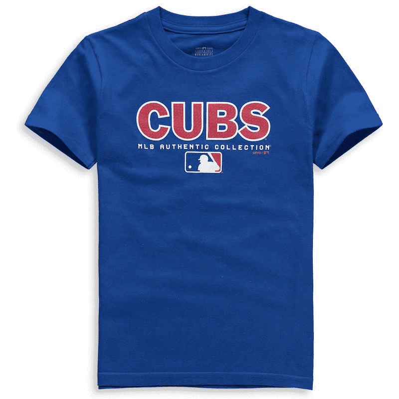 Chicago Cubs Youth Team Drive On-Field Authentic T-Shirt