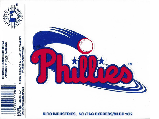 Philadelphia Phillies Rico MLB Small Static Decal