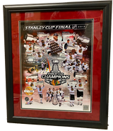 Chicago Blackhawks 2015 Stanley Cup Champions Limited Edition Team Collage 23" x 27"  Overall Framed Photo - Pro Jersey Sports