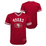 Youth San Francisco 49ers Twill V-Neck Jersey Tee - Pro Jersey Sports