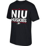 Northern Illinois Huskies Adult Dassler Local T-Shirt - Black - Pro Jersey Sports
