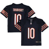 Chicago Bears Mitchell Trubisky Child Nike Navy Game Jersey - Pro Jersey Sports
