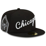 Men's Chicago Bulls 2021-2022 City Edition Black New Era 59FIFTY Fitted Hat - Pro Jersey Sports