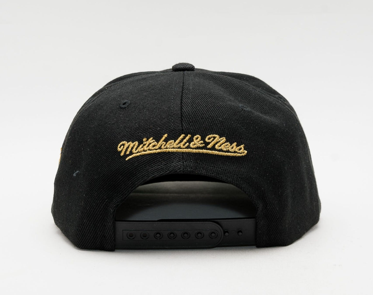 Men's Charlotte Hornets Mitchell & Ness NBA Black History Month Logo Color Hardwood Classics Snapback Hat