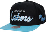 Los Angeles Lakers HWC Team Script 2.0 Mitchell & Ness Snapback Hat - Pro Jersey Sports
