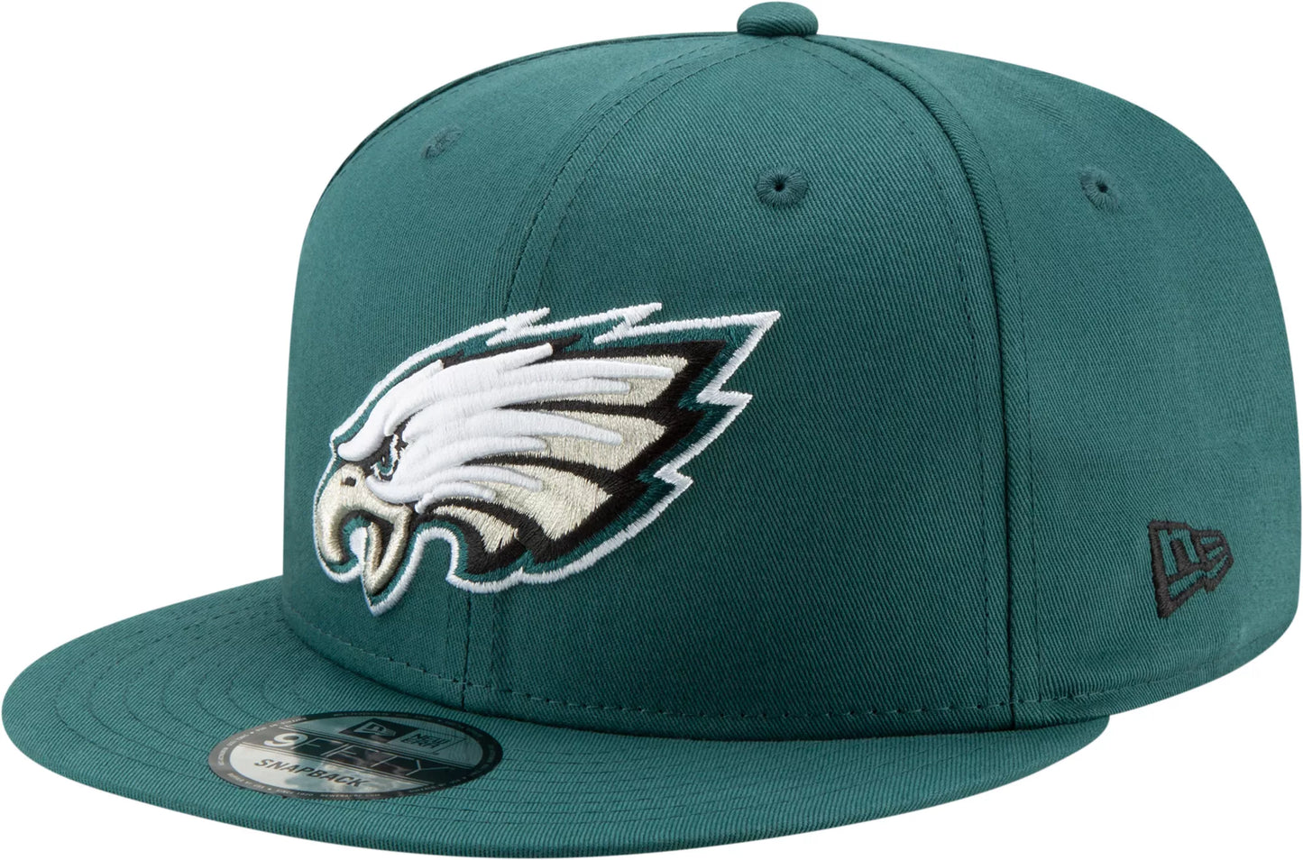Philadelphia Eagles New Era Green Basic 9FIFTY Adjustable Snapback Hat