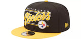 Pittsburgh Steelers New Era Team Script 2 Tone 9FIFTY Snapback Hat - Pro Jersey Sports