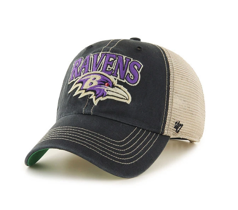 Baltimore Ravens Black Tuscaloosa Adjustable Hat by 47 Brand