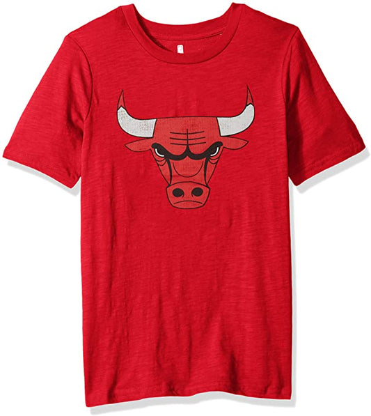 Youth Chicago Bulls Legacy Collection Red Classic Short Sleeve Tee
