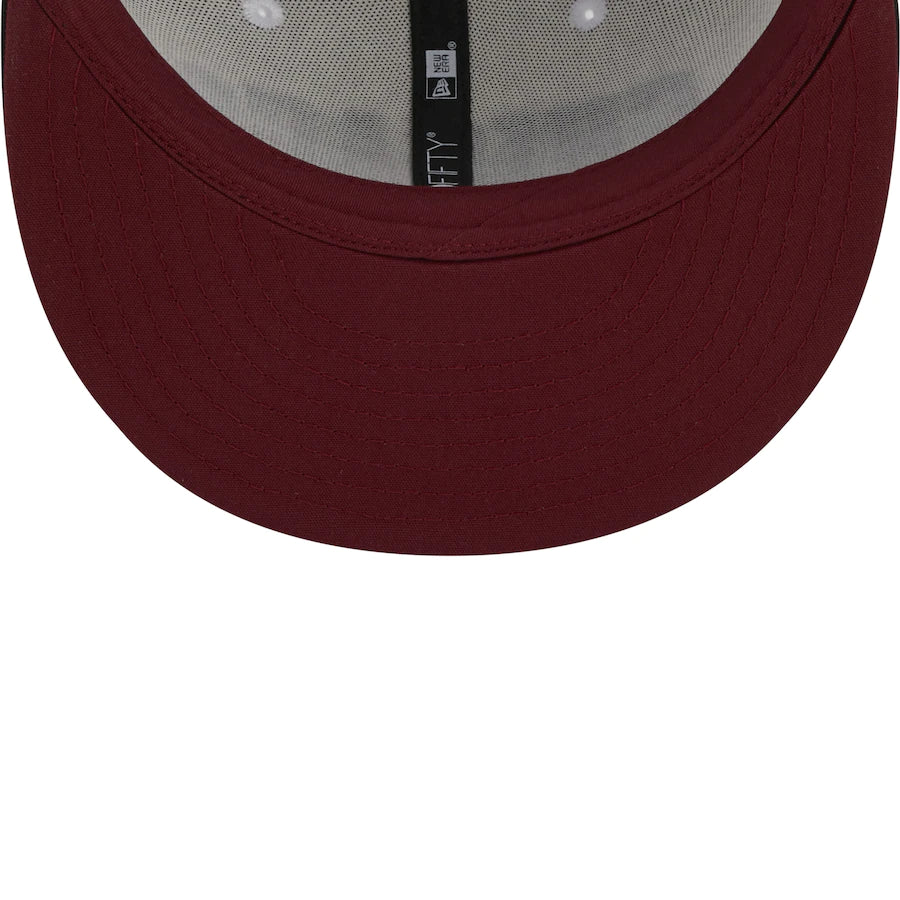 Men's Chicago Bulls New Era Black 2022/23 City Edition Official 9FIFTY Snapback Adjustable Hat