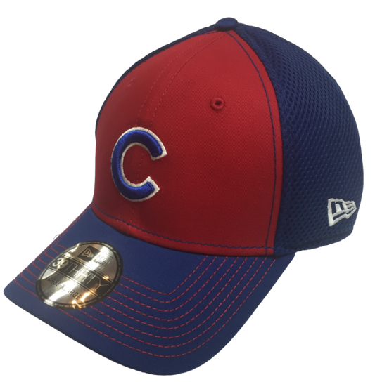 Chicago Cubs Team Color Neo 39THIRTY Flex Fit Cap By New Era