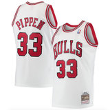 Men's Chicago Bulls Scottie Pippen Mitchell & Ness White Hardwood Classics 1997-98 Swingman Jersey - Pro Jersey Sports