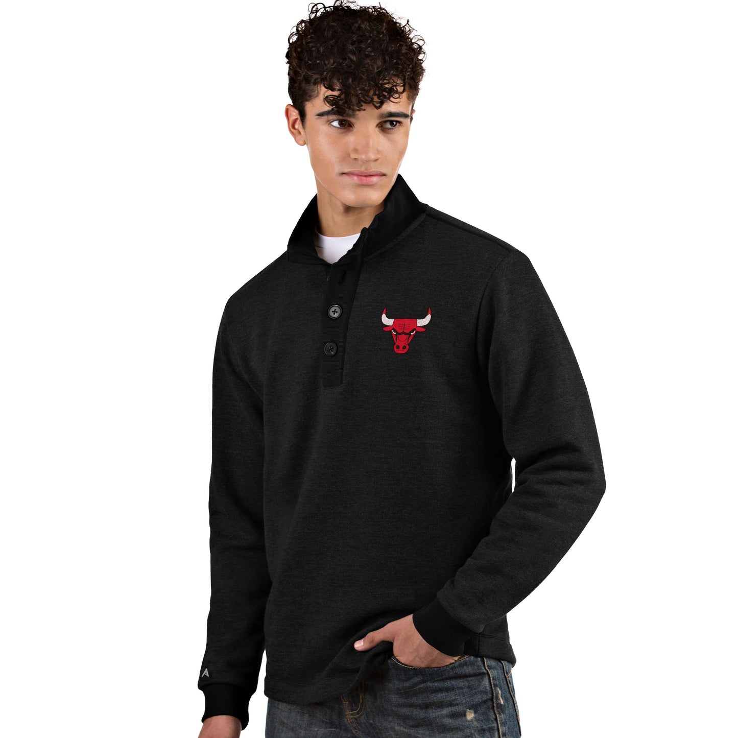 Mens Chicago Bulls Pivotal Sweater By Antigua