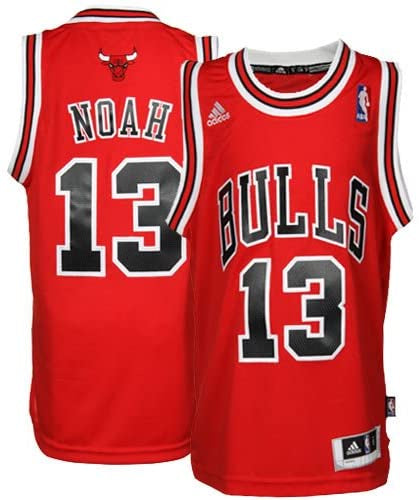 Chicago Bulls Joakim Noah Red Adidas Swingman Youth Jersey
