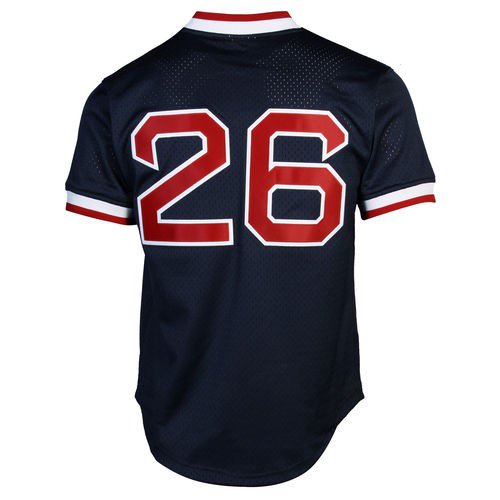 Men's Wade Boggs Boston Red Sox Authentic Batting Practice Jersey By Mitchell And Ness