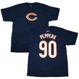 Men's Chicago Bears Julius Peppers Reebok Name & Number T-Shirt - Pro Jersey Sports