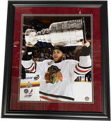 Chicago Blackhawks Patrick Kane 2013 Stanley Cup 23" x 27" Framed Photo - Pro Jersey Sports