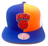 Men's New York Knicks Mitchell & Ness NBA Pinwheel Snapback Hat - Pro Jersey Sports