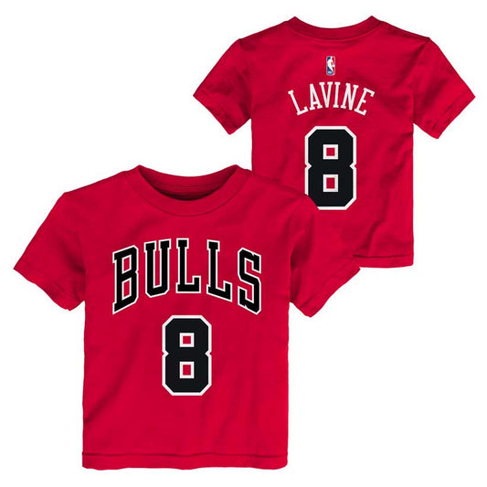 Toddler Zach Lavine Chicago Bulls Name And Number Tee By Outerstuff