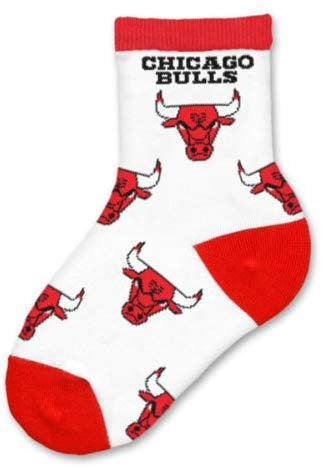 Chicago Bulls Toddler All Over Print Socks