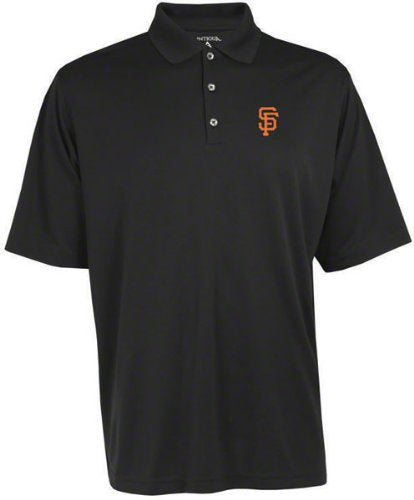 San Francisco Giants Black Pique Extra Light Polo Shirt