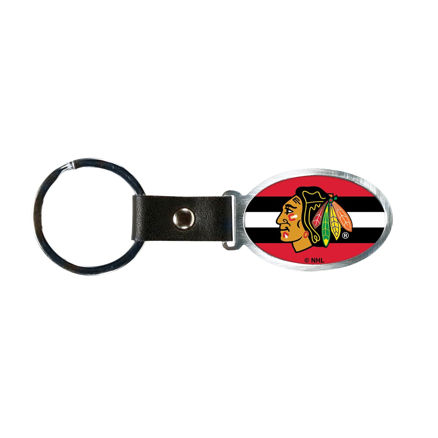 NHL Chicago Blackhawks Accent Key Ring by Rico Industries