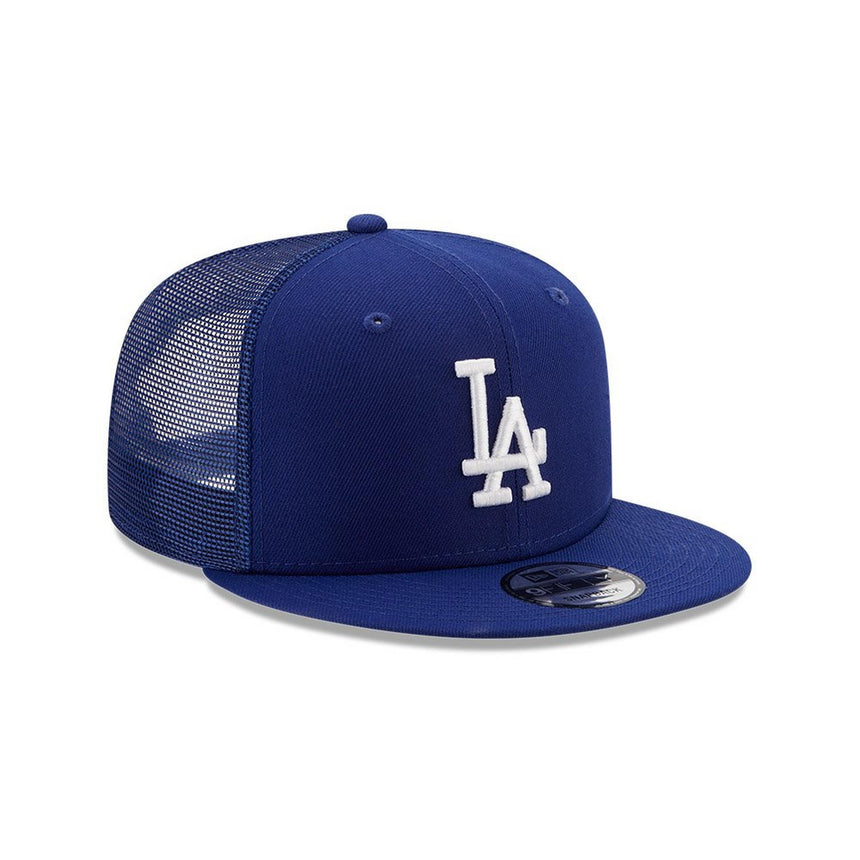 Los Angeles Dodgers New Era Blue 9FIFTY Mesh Trucker Snapback Hat - Pro Jersey Sports