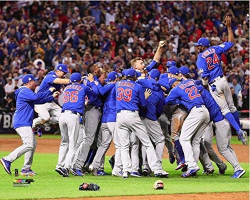 Chicago Cubs 2016 World Series Game 7 Celebration Photo
