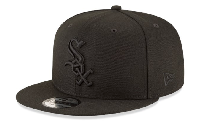 Chicago White Sox Black Tonal New Era 9FIFTY Snapback Hat