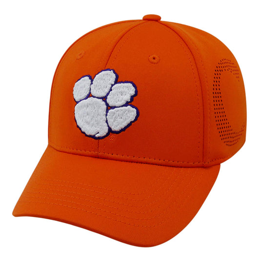 Clemson Tigers NCAA TOW "Rails" Orange Stretch Fit Performance Mesh Hat
